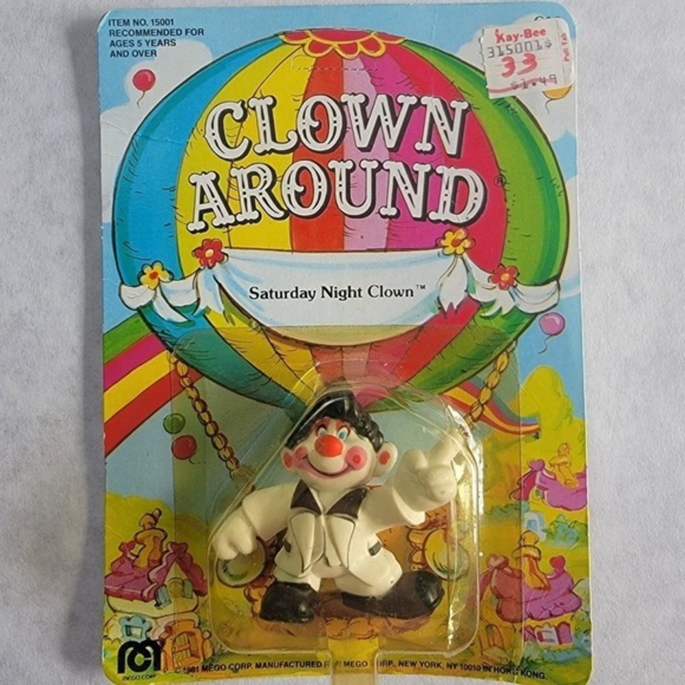 Mego Clown‎ Around Saturday Night Clown 15001 Vintage 1981 Figure Carded